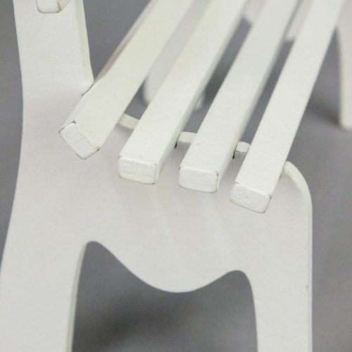 Fehér szíves pad 16,5x7x12,5cm - KIFUTÓ