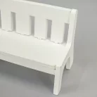 Fehér kerti pad 10,5*5,7cm