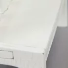 Fehér kerti pad 10,5*5,7cm