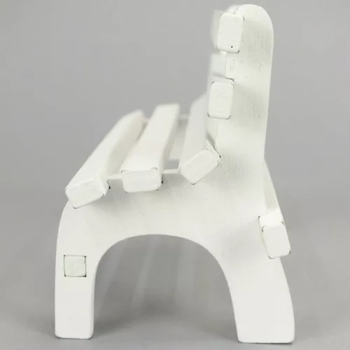 Fehér pad klasszikus 11x7x5cm