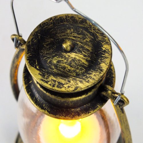 Lámpás mécses arany világítós 12db/dob