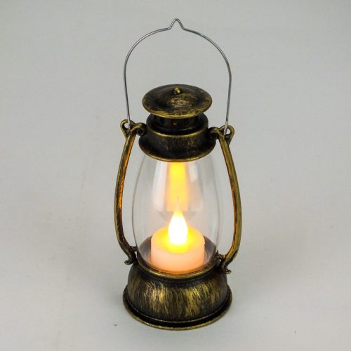 Lámpás mécses arany világítós 12db/dob