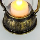 Lámpás mécses arany világítós 12db/dob