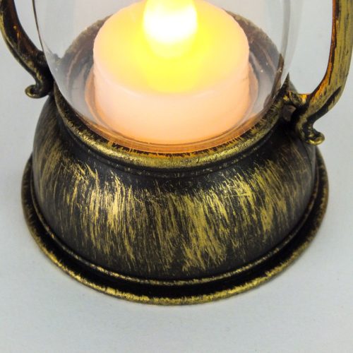 Lámpás mécses arany világítós 12db/dob