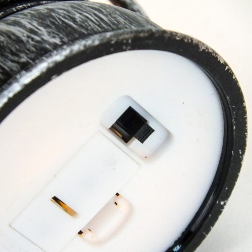 Lámpás mécses ezüst világítós 12db/dob