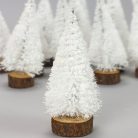 Dekor fenyőfa fehér 10cm 12db/cs