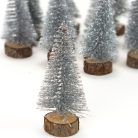 Dekor fenyőfa ezüst 15cm 12db/cs