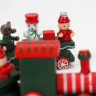 Karácsonyi fa vonat zöld