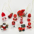 Karácsonyi fa figurák 10db/dob