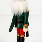 Diótörő 14cm zöld kabátos 14cm