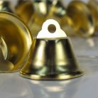 Fém csengő arany 3cm 10db/cs