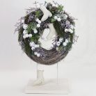 Fém kolomp fehér 3x2,5cm 10db/cs