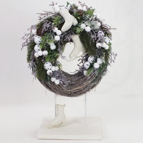 Fém kolomp fehér 3x2,5cm 10db/cs