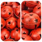 Fém kolomp piros 5cm 5db/cs