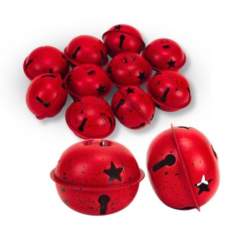 Fém kolomp piros 5cm 5db/cs