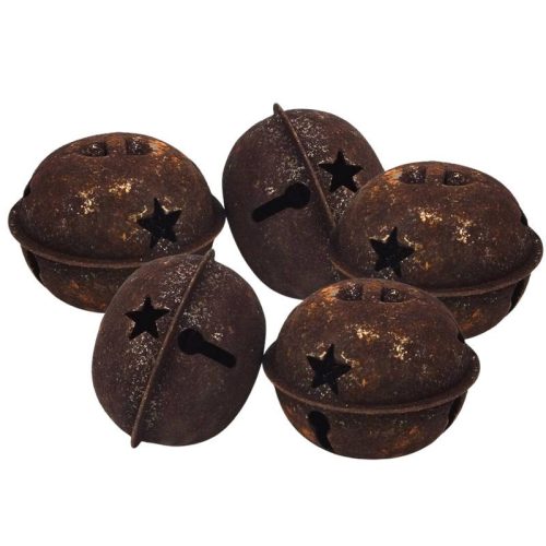 Fém kolomp rozsdásbarna 5cm 5db/cs