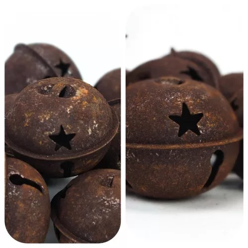 Fém kolomp rozsdásbarna 5cm 50db/csomag - OKOSÁR!