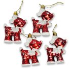 Szarvas karácsonyfadísz 4db/doboz