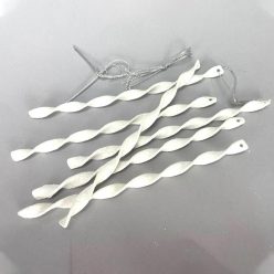 Karácsonyfadísz jégcsap kicsi 6db/cs