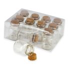 Üvegcse parafadugóval 3*4cm 12db/dob