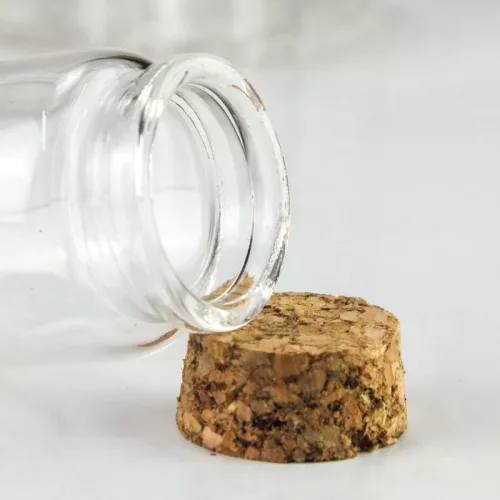 Üvegcse parafadugóval 3,7*5cm 8db/dob