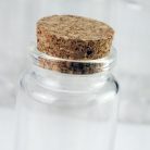 Üvegcse parafadugóval 3,7*7cm 8db/dob