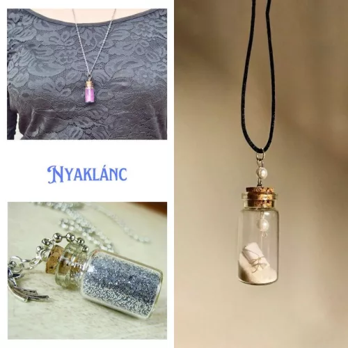 Üvegcse parafadugóval 4,7*5cm 6db/dob