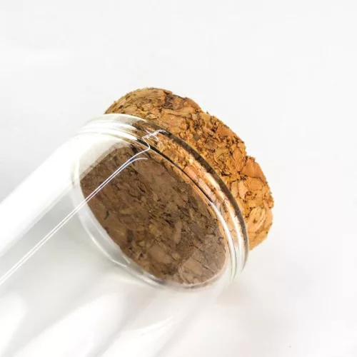 Üvegbúra parafadugóval 3,7*7cm 8db/dob