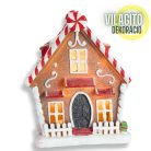  Mézeskalács házikó cukorkás világítós-zenélős  