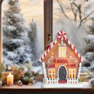  Mézeskalács házikó cukorkás világítós-zenélős  