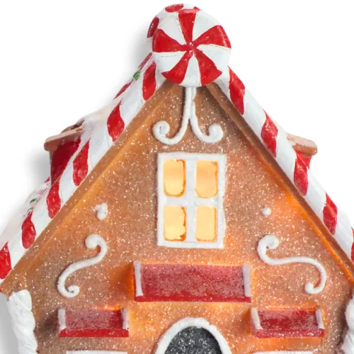  Mézeskalács házikó cukorkás világítós-zenélős  