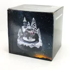 Karácsonyi vasútállomás világítós-zenélős