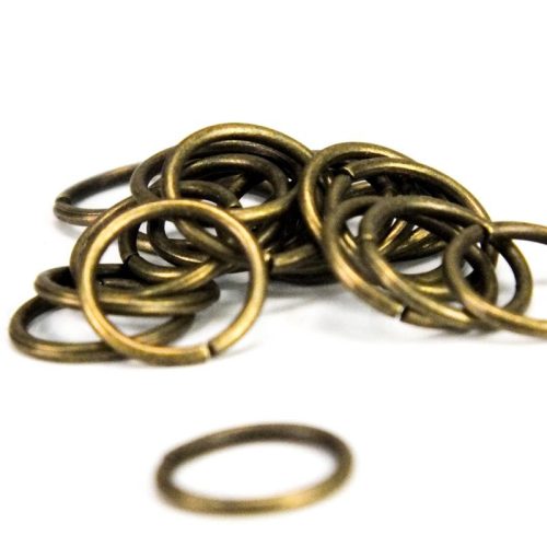 Fémkarika bronz 1cm 20db/csomag