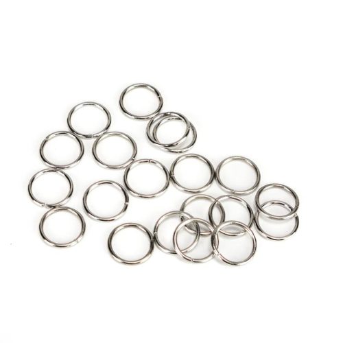 Fémkarika ezüst 1cm 20db/csomag