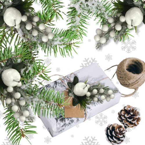 Téli pick - havas almával bogyókkal