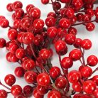 Piros bogyós koszorú 35cm