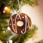 Mézeskalács dísz - fánk kicsi