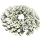 Zúzmarás koszorú fenyő 30cm