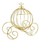 Fém tökhintó arany 30x15cm