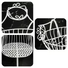 Fém próbababa - fehér 160cm