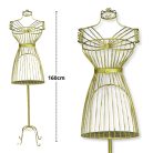 Fém próbababa - arany 160cm