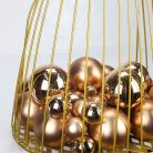 Fém próbababa - arany 160cm