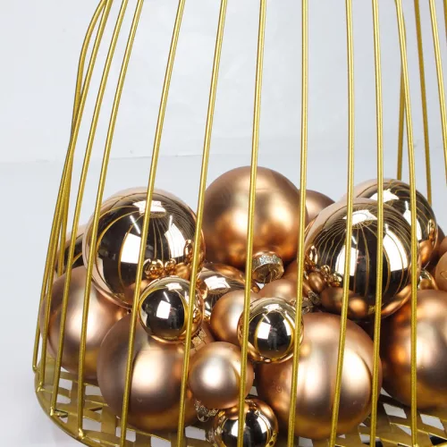 Fém próbababa - arany 160cm