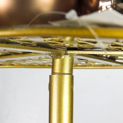 Fém próbababa - arany 160cm