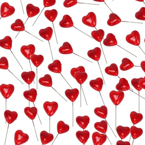 Szív pick piros OKOSÁR 100db/csomag - OKOSÁR!