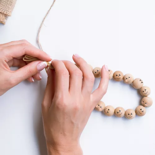 Fagolyó festett arccal - fiú 20mm 10db/cs