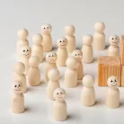 Fagolyó festett arccal - fiú 20mm 10db/cs