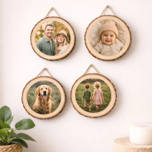 Fa szelet alátét 18cm