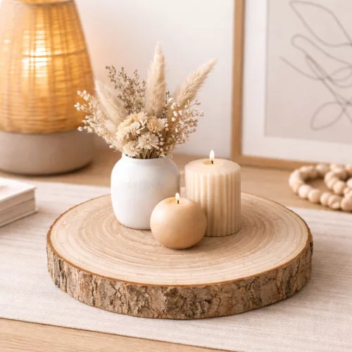 Fa szelet alátét 18cm