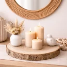 Fa szelet alátét 22-25cm